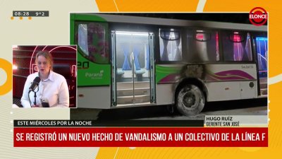 Denunciaron otro ataque con bomba molotov contra un colectivo de la l&iacute;nea F